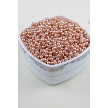 5 mm Rose Gold Rengi Inci Boncuk 30 gr (Kolye, Bileklik, Küpe ve Takı Yapımı)