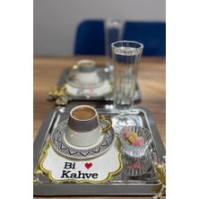 VeraLüx Home Kokteyl Peçetesi 6 Adet Bi Kahve Model