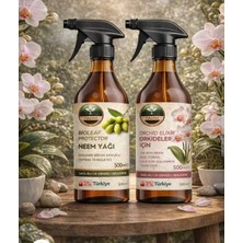 Tarm Orchid Elixir Sprey Orkide Bitki Besini ve Bioleaf Protector Sprey Neem Yağı Ikili Bakım Seti