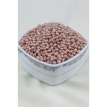 5 mm Şampanya Pudra Inci Boncuk 30 gr (Kolye, Bileklik, Küpe ve Takı Yapımı)