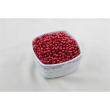 6 mm Kırmızı Tonu Inci Boncuk 30 gr (Kolye, Bileklik, Küpe ve Takı Yapımı)