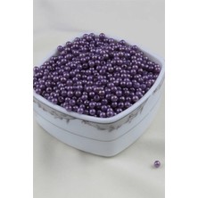 5 mm Mor Soluk Tonlu Inci Boncuk 30 gr (Kolye, Bileklik, Küpe ve Takı Yapımı)