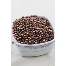 5 mm Bronz Rengi Inci Boncuk 30 gr (Kolye, Bileklik, Küpe ve Takı Yapımı)