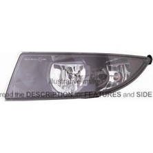 Tyc Skoda Fabia Ön Sis Lambası Gündüz Far Sıyah Tıp Sol 2010- (Oem No:  5J0941701C)