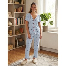 Glanz İç Giyim Kadın Pamuklu Pijama Takımı