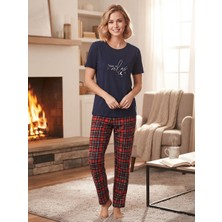 Glanz İç Giyim Kadın Pamuklu Pijama Takımı