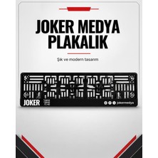 Joker Atölye Joker Medya Premium Plakalık Çerçeve Siyah Pleksi Kişiye Özel Tasarıma Uygun