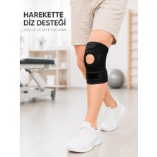 Str Store Kısa Ligamentli Dizlik Açık Diz Kapağı Ayarlanabilir Cırtlı Diz Destekleyici Spor Dizlik
