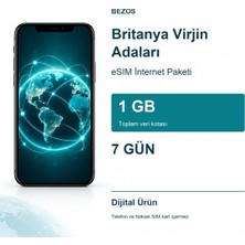 Britanya Virjin Adaları Esım Internet Paketi 1 GB 7 Gün
