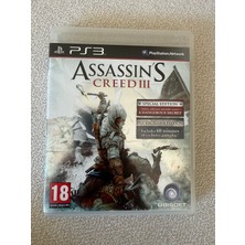 Ubisoft Ps3 Assasins Creed 3 Orjinal Oyun 10/10 Kondüsyon Kitapçıklı
