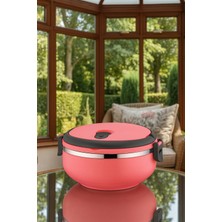 Tek Katlı Sızdırmaz Yemek Termosu 0,75 Lt Kırmızı