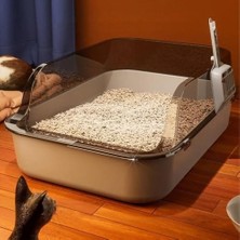 AyrStore Yavru Kediler Için Yarı Kapalı Kedi Tuvaleti