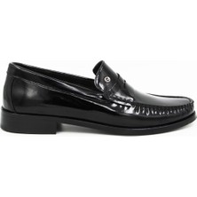 Pierre Cardin 25102 Erkek Klasik Ayakkabı - Siyah Rugan