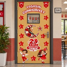 Ti Play Yaşasın Cumhuriyet Hazır Fügür Kesim Sınıf Kapı  Süsü