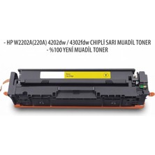 Calligraph Hp  W2202A(220A) 4202DW / 4302FDW Chıpli Sarı Muadil Toner