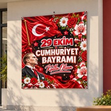 Ti Play 29 Ekim Cumhuriyet Bayramı 160X160 cm Vinil Afiş