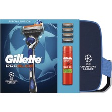 Gillette Uefa Champions League Special Edition Proglide Erkek Tıraş Makinesi+ 4 Yedek Bıçak+ Tıraş Jeli 200ML
