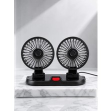 Str Store Ayarlanabilir Çift Başlıklı Sessiz Araç Içi Vantilatör