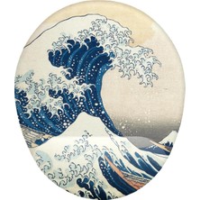 Str Store Hokusai Büyük Dalga Bilek Destekli Mouse Pad
