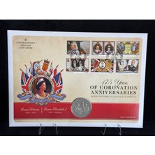 Öztürk Koleksiyon The Coronatıon Of Hm Queen Elızabeth Iı 2013 Isle Of Man – 175 Years Of Coronation Anniversaries