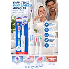 Str Store Diş Aralarını Temizlemeye Yardımcı Titreşimli Diş Fırçası