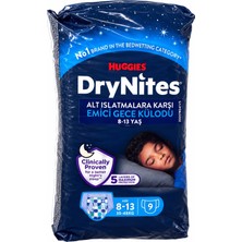 Huggies Drynites Erkek Çocuk Emici Gece Külodu 8-13 Yaş 30-48 kg 9 Adet