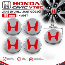 Memo Digital Honda Cıvıc Vtec Jant Uyumlu Jant Göbeği 55 mm