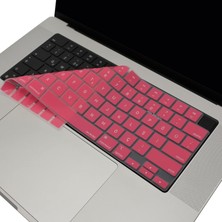 Str Store MacBook Türkçe Q Klavye Koruyucu Us Amerikan Return Enter Uyumlu M1-M5 | A2681 A3113 A3240 A3449 A2941 A3241 A2442 A2779 A3426 A3434 A2485 A3429 | Silikon Keyboard Cover Touch Id Açık Pembe