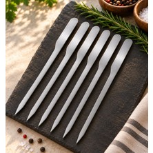Bravon Outdoor 2mm Paslanmaz Çelik 27 cm Çöp Şiş – 6’lı Set