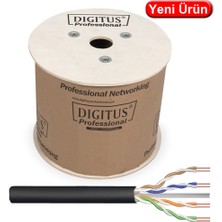 Digitus DK-1613-5-OD Cat6 Dış Ortam Tek Kılıflı Network Kablosu (500 M)