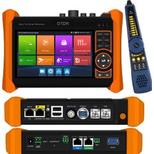 Wanglu MT-6510 5,4" Dokunmatik Otdr + Ip / Analog Kamera Test Cihazı — Tdr, Kablo Bulucu, Poe, Wi-Fi