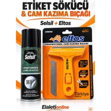 Elaletionline Selsil Etiket Sökücü ve Kazıma Bıçağı Yedek Bıçaklı