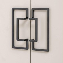 Elovias System Mobilya Kulbu Siyah Renk 96mm Kulp (SY4703 0096 AL6)