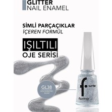 Str Store Glitter Yarı Transparan & Parlak Bitişli Simli Oje