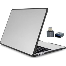 Str Store MacBook Air 15.3 Inç Kılıf A2941 M2 A3114 M3 A3241 M4 A3448 M5 Uyumlu Shockproof Rugged Hard Case Tpu Bumper Tam Koruma Anti Fingerprint Mat Sert Kapak Şeffaf