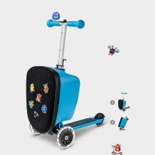 Micro - Scooter Luggage Junior Patch & Play Blue