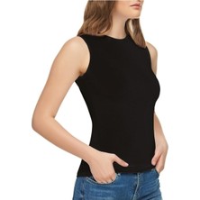 Tutku Elit Siyah Sıfırkol Kadın Body Yeni Sezon-Siyah-Xl