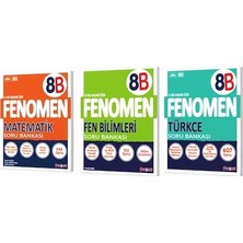 Okul Marketim 8.sınıf Fenomen Yayıncılık 8b Türkçe-Matematik-Fen Soru Bankası 3'lü Set