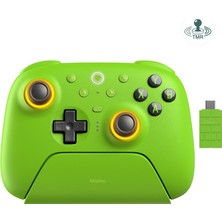 Str Store 8bitdo Ultimate 2 Kablosuz Kumanda, Windows/android/steam Için, Tmr Joysticks, 1000Hz Sorgulama Oranı, Dokunmatik/salon Tetikleri, Hareket Kontrolü, L4/r4 ve 2 Programlanabilir Arka Düğme