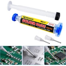 Str Store PM-39104 Mechanic MS17 50 Gram 4 Microns Leaded High Temp 217C Şırınga Krem Lehim