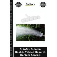 Carlburn Özel Üretim Sprey Başlık 5 Kafalı Sulama Başlığı Yüksek Basınçlı Hortum Aparatı