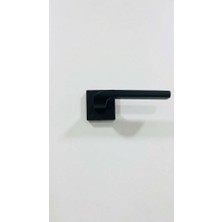 Dizaynaks Aktan Rozetli Kapı Kolu Wc Siyah