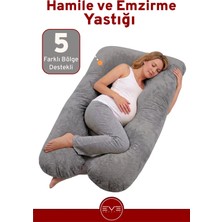 Hamile ve Emzirme Yastığı Gri
