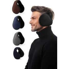 Wo Home Soğuk Hava Kulaklığı Çift Taraflı Peluş Kaliteli Siyah Unisex Ense Tipi Kulaklık