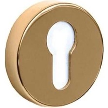 Elovias System Yuvarlak Yale Kapı Rozeti Gold Renk (RO12Y GL)
