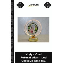 Carlburn Özel Üretim Işıklı Çerçeve Fotoğraflı Dekoratif Kişiye Özel Fotoraf Alanli LED Çerceve ALK4451