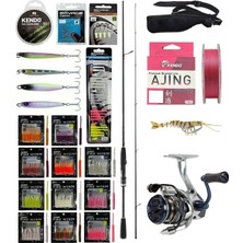 Yek Outdoor Yekoutdoor Ultra Lrf Seti Okuma G-Control Spin 213CM Xul 0.5-7gr Fast Olta Kamışı &okuma Safyre 1000A Olta Makinesi