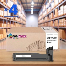 tonermax Hp Laserjet Mfp M436N Muadil Toner Çipli CF256X 4'lü 13.700 Sayfa
