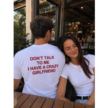 BarsDepo Don’t Talk To Me Baskılı T-Shirt, %100 Pamuk
