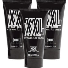 Bezos Hotxxl Cream Men Hardener D.lay Enlrgr 3 Adet 50 ml Erkeklere Özel Krem